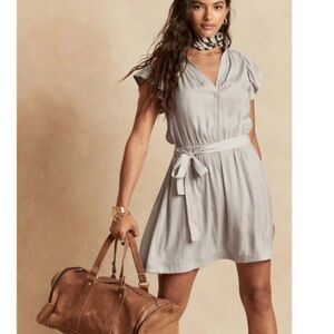 Banana Republic Flutter Sleeve Mini Dress